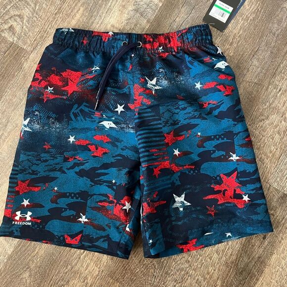 Under Armour Freedom Youth Swim Trunk- Size Youth Large - Picture 1 of 9